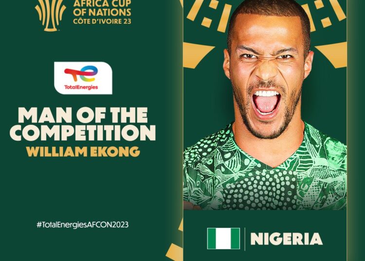 Nigeria’s Stand In Captain, William Troost-Ekong Is AFCON 23 Player Of ...