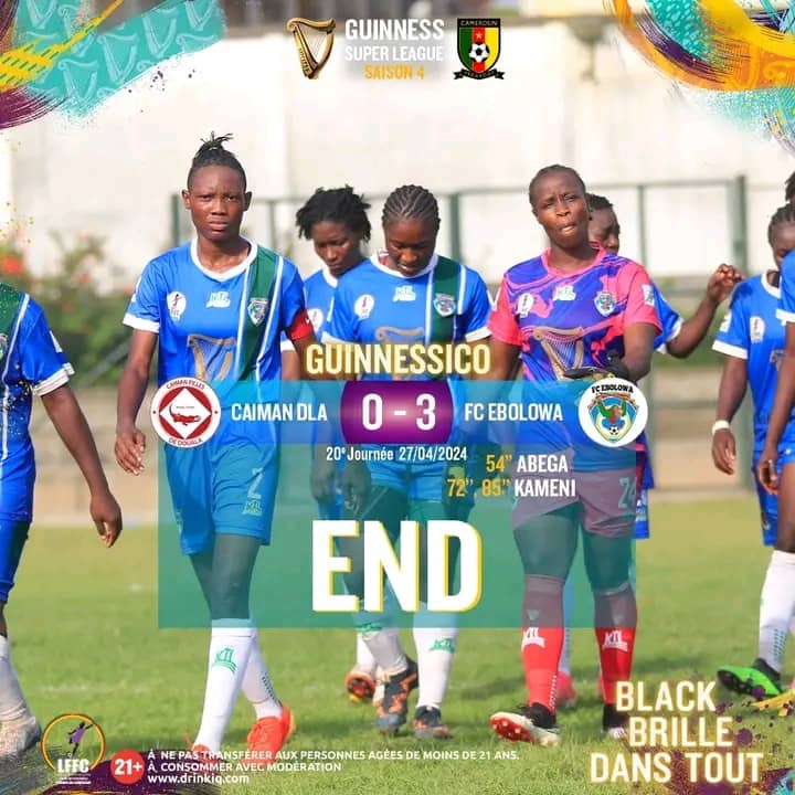 Flora Kameni set record with double in FC Ebolowas 3 0 win away to Caiman