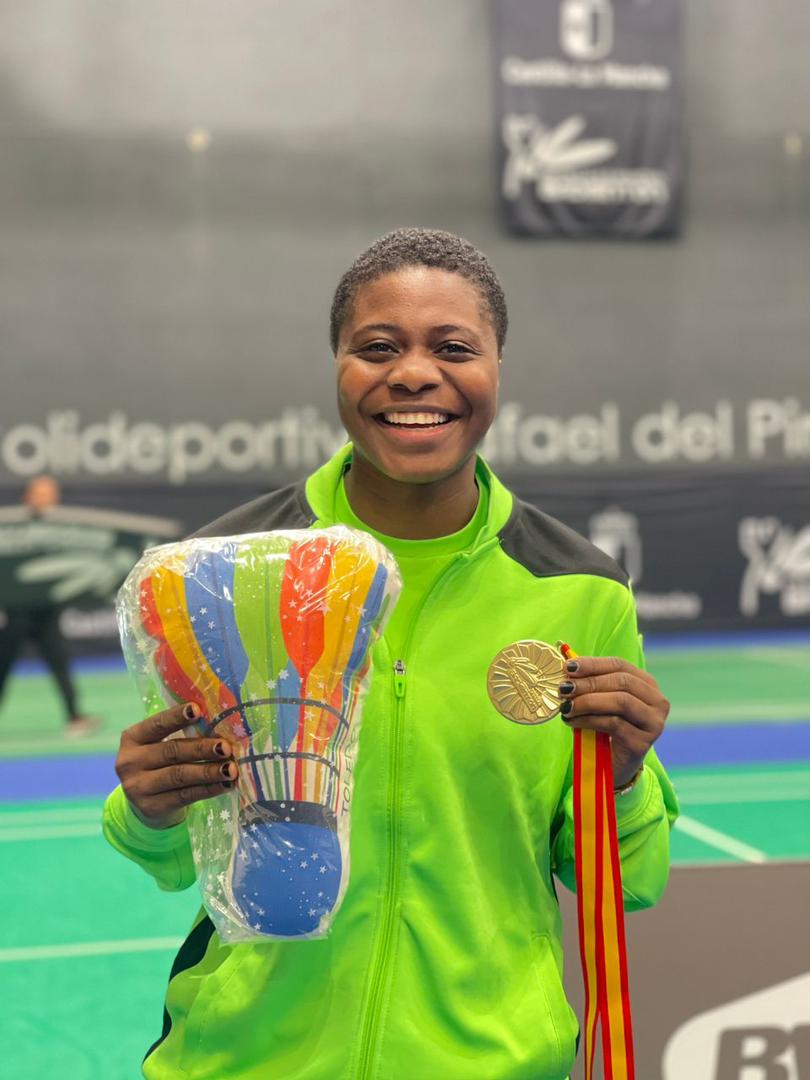 Para Badminton Bolaji makes history wins another gold medal in Spain