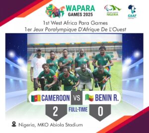Cameroon's Team wins against Benin